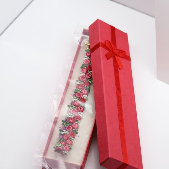 Flower Choker fancy lace chokers adjustable (#6) - Picture 5 of 11